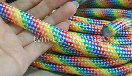 Шнуры плетеные полипропиленовые  с сердечником (плавучие высокопрочные) ф5-20мм
